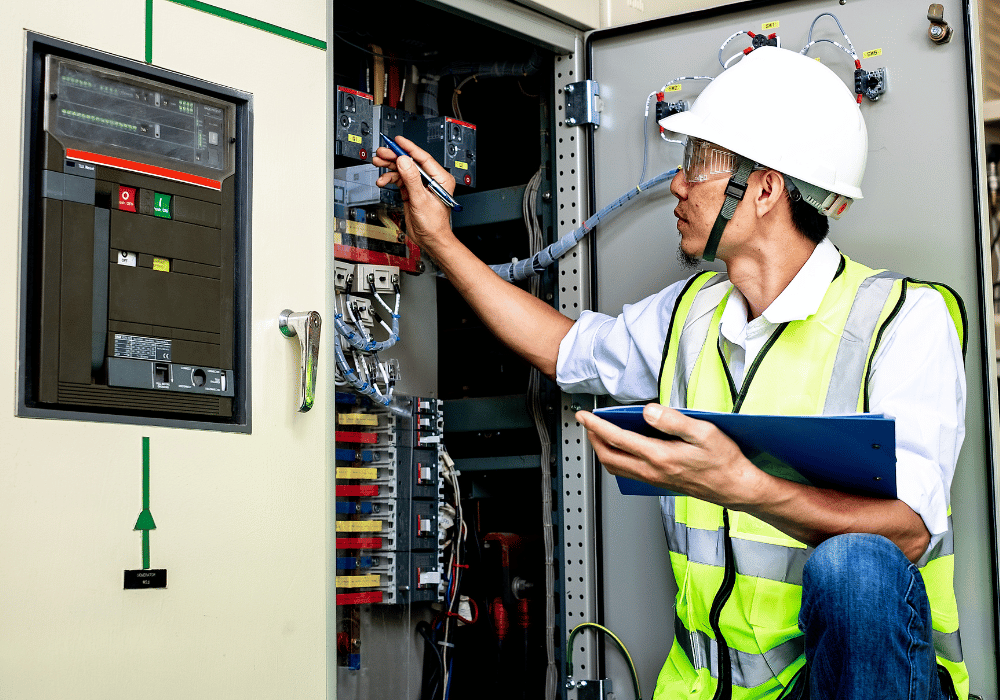 JD-Patrick-Electric-Electrician-Inspecting-Breaker-Electrical-Work-Blog